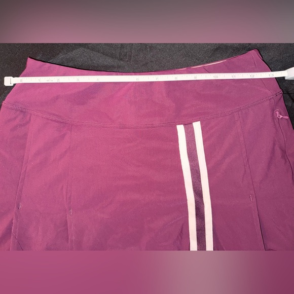 Foray Golf Women’s Core Pleated Golf Tennis Skort Maroon Varsity - Picture 5 of 6